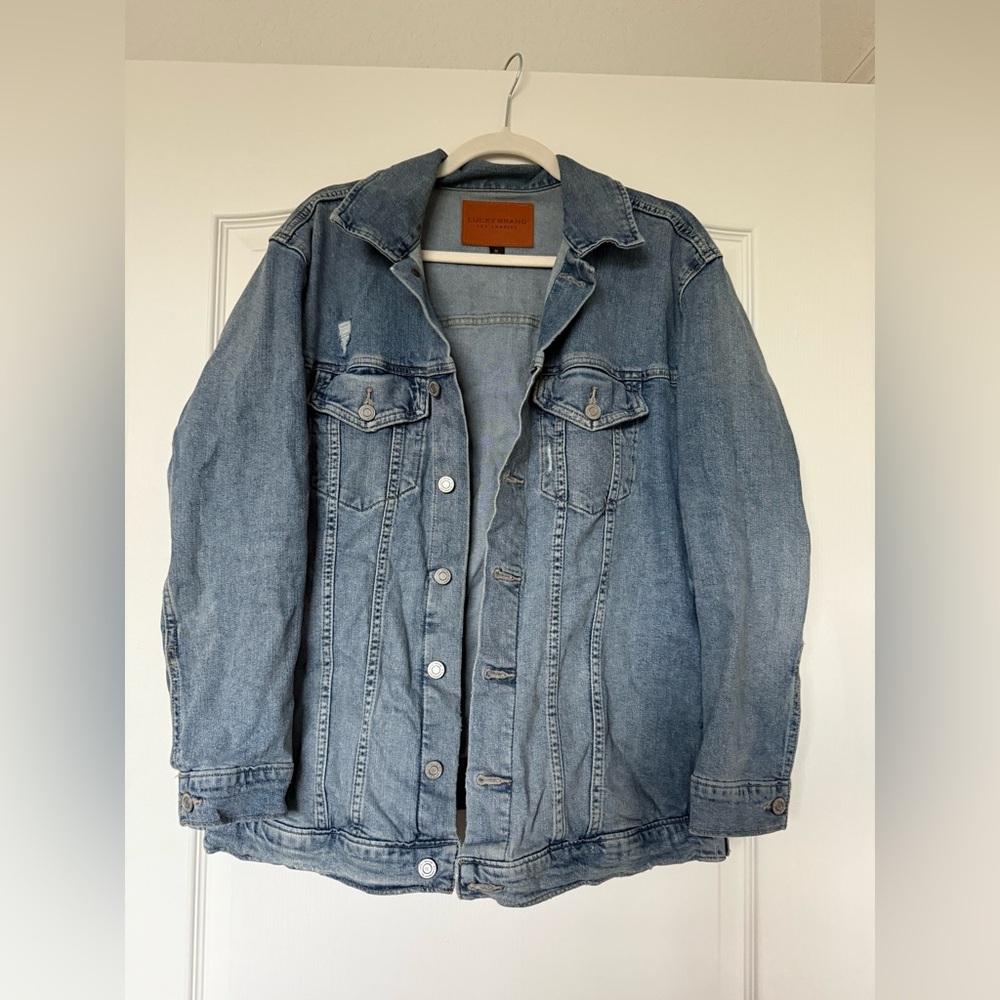 Lucky Brand Blue Lightweight Denim Jacket